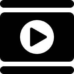 Video Player Movie 2 Icon from Ultimate Bold Set