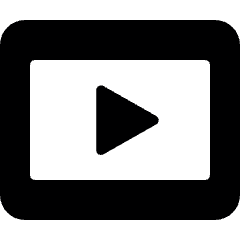 Video Player Movie Alternate Icon from Ultimate Bold Set