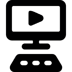 Video Player Pc Icon from Ultimate Bold Set