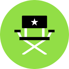 Director Chair Icon from Kameleon Pop Set