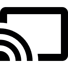 Google Cast Logo Icon from Ultimate Bold Set