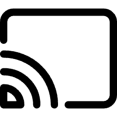 Google Cast Logo Icon from Ultimate Regular Set