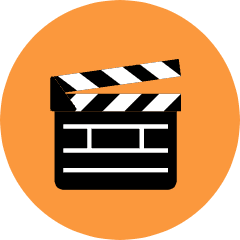 Movie Slate Icon from Kameleon Pop Set