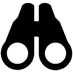 Binocular Icon from Ultimate Bold Set