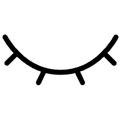 Close Eyes Icon from Ultimate Light Set