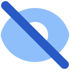 Invisible 1 Icon from Plump Flat Set