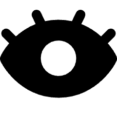Open Eyes Icon from Ultimate Bold Set