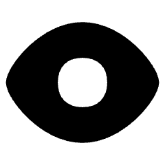 View Eye Solo Icon from Flex Solid Set