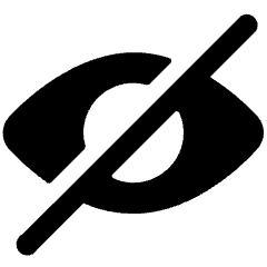 View Off Icon from Ultimate Bold Set