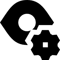 View Setting Gear Icon from Sharp Solid Set