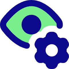 View Setting Gear Icon from Core Pop Set