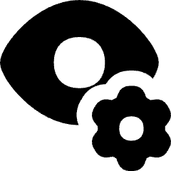 View Setting Gear Icon from Flex Solid Set