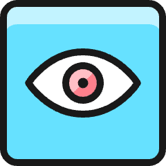View Square Icon from Ultimate Colors Set
