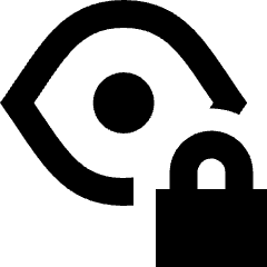 Visibility Lock Icon from Sharp Remix Set