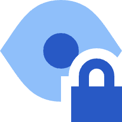 Visibility Lock Icon from Sharp Flat Set