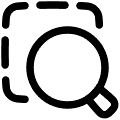 Zoom Area Icon from Plump Line Set