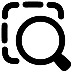 Zoom Area Icon from Plump Solid Set