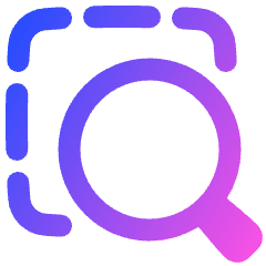 Zoom Area Icon from Plump Gradient Set