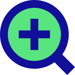 Zoom In Icon from Sharp Pop Set