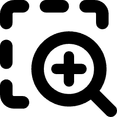 Zoom In Area Icon from Core Solid Set
