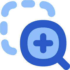 Zoom In Area Icon from Flex Flat Set