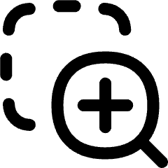 Zoom In Area Icon from Flex Line Set