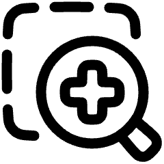 Zoom In Area Icon from Plump Line Set