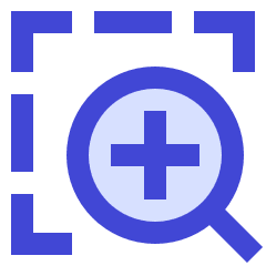 Zoom In Area Icon from Sharp Duo Set