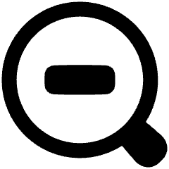 Zoom Out Icon from Plump Remix Set