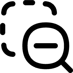 Zoom Out Area Icon from Flex Line Set