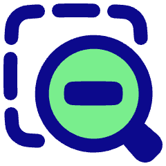 Zoom Out Area Icon from Plump Pop Set
