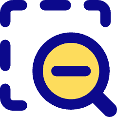 Zoom Out Area Icon from Core Pop Set