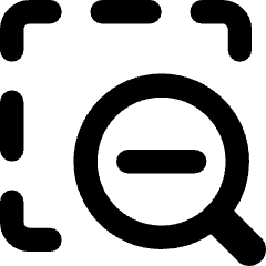 Zoom Out Area Icon from Core Remix Set