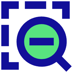 Zoom Out Area Icon from Sharp Pop Set