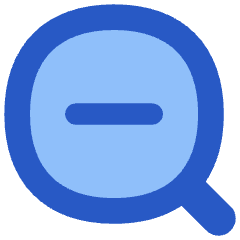 Zoom Out Icon from Flex Flat Set
