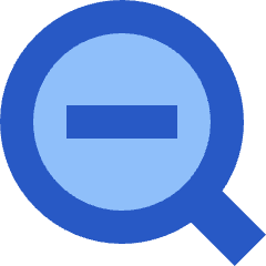 Zoom Out Icon from Sharp Flat Set