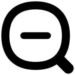 Zoom Out Icon from Flex Solid Set