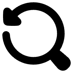 Zoom Reset Icon from Plump Solid Set