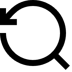 Zoom Reset Icon from Sharp Line Set