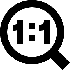 Zoom To Actual Icon from Sharp Remix Set