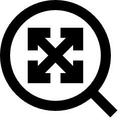 Zoom To Extents Icon from Sharp Line Set