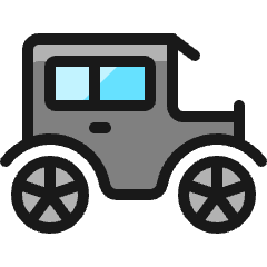 Vintage Car 1 Icon from Ultimate Colors Set