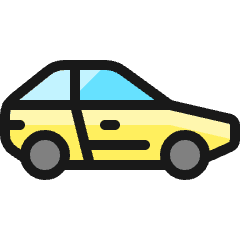 Vintage Car 6 Icon from Ultimate Colors Set