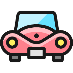 Vintage Car 7 Icon from Ultimate Colors Set