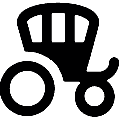 Vintage Car Carriage Icon from Ultimate Bold Set