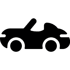 Vintage Car Convertible Icon from Ultimate Bold Set