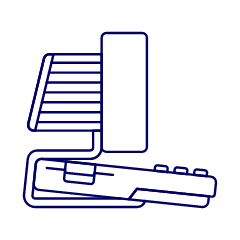 Vintage Computer 2 Illustration from UX Line Set