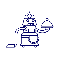 Maid Robot 2 Illustration from UX Line Set