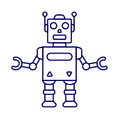 Vintage Robot 1 Illustration from UX Line Set