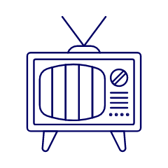 Television No Signal Illustration from UX Line Set